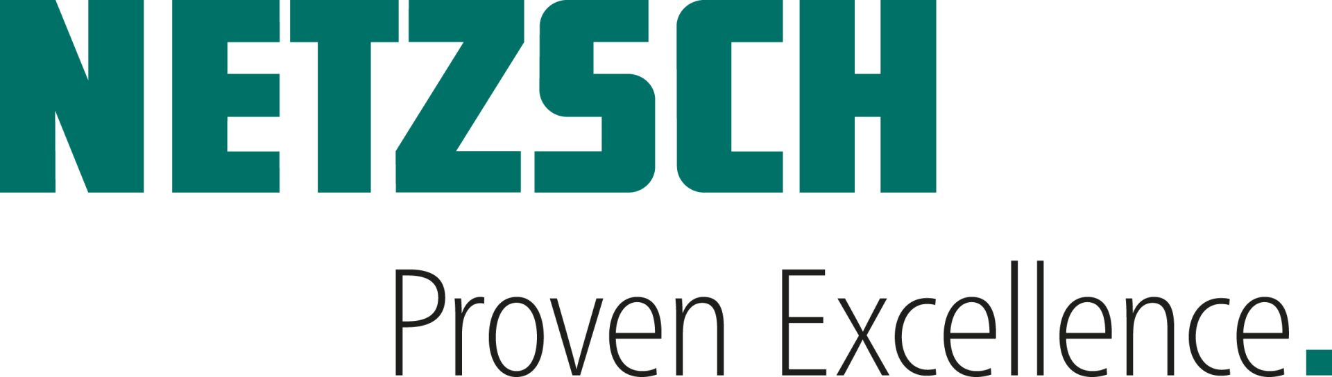 The image shows the NETZSCH company logo with the words "NETZSCH" in bold green letters above the tagline "Proven Excellence" in black text on a white background.